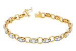 Allison Kaufman Diamond Bracelet in 14K Yellow Gold, 2.20 ctw