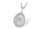 Allison Kaufman Diamond Necklace in 14K White Gold, 0.68 ctw