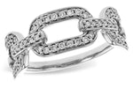 Allison Kaufman Diamond Ring in 14K White Gold, 0.40 ctw (D6021)