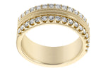 Allison Kaufman Diamond Wedding Band in 14K Yellow Gold, 0.68 ctw, alternate view
