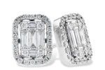 Allison Kaufman Diamond Earrings in 14K White Gold, 0.50 ctw (E2053)