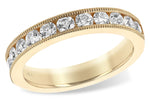 Allison Kaufman Diamond Wedding Band in 14K Yellow Gold, 1.00 ctw (WR829-1)