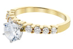 Allison Kaufman Diamond Engagement Ring Semi-Mount in 14K Yellow Gold, 0.44 ctw (LR830-44), alternate view