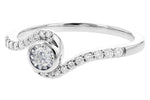 Allison Kaufman Diamond Ring in 14K White Gold, 0.24 ctw (D5855), alternate view
