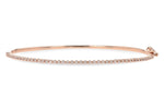 Allison Kaufman Diamond Bangle Bracelet in 14K Rose Gold, 0.50 ctw (BR82-50)