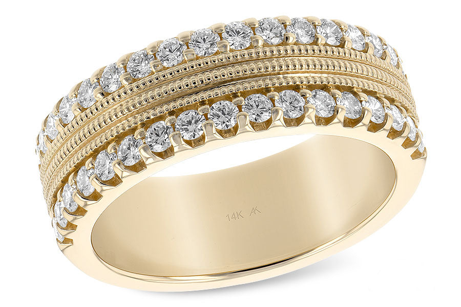 Allison Kaufman Diamond Wedding Band in 14K Yellow Gold, 0.68 ctw