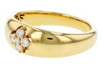 Allison Kaufman Diamond Wedding Band in 14K Yellow Gold, 0.14 ctw (W2742), alternate view