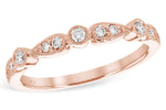Allison Kaufman Diamond Wedding Band in 14K Rose Gold, 0.22 ctw