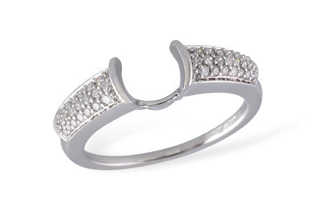 Allison Kaufman Diamond Band Enhancer in 14K White Gold, 0.24 ctw (W1758)