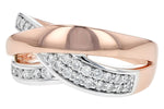 Allison Kaufman Diamond Wedding Band in 14K Rose Gold, 0.34 ctw (W2357), alternate view