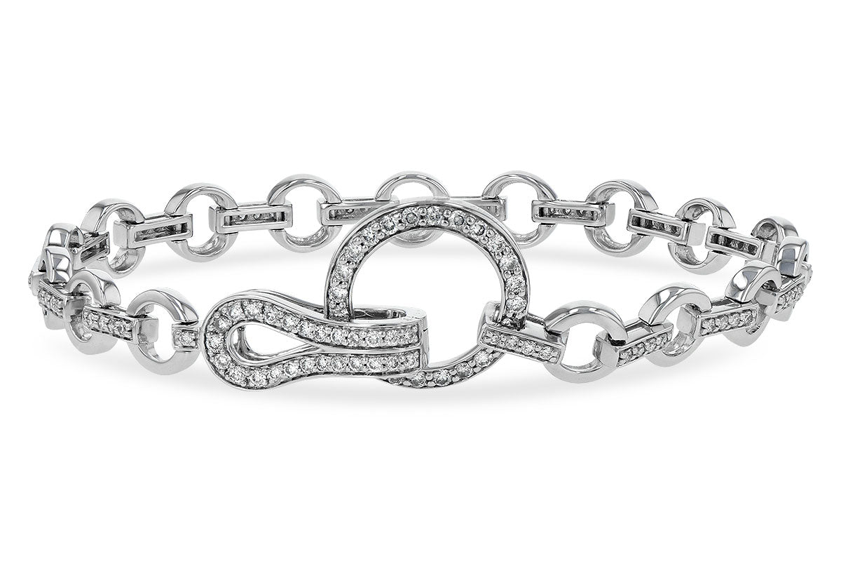 Allison Kaufman Diamond Bracelet in 14K White Gold, 1.00 ctw (B1165)