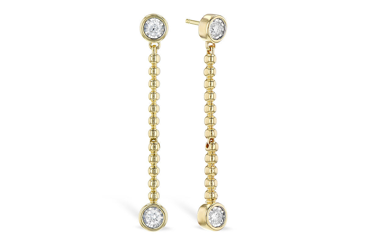 Allison Kaufman Diamond Earrings in 14K Yellow Gold, 0.20 ctw (E2046)