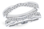Allison Kaufman Diamond Ring Guard in 14K White Gold, 0.34 ctw