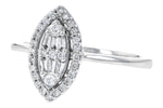 Allison Kaufman Diamond Ring in 14K White Gold, 0.25 ctw (D5848), alternate view