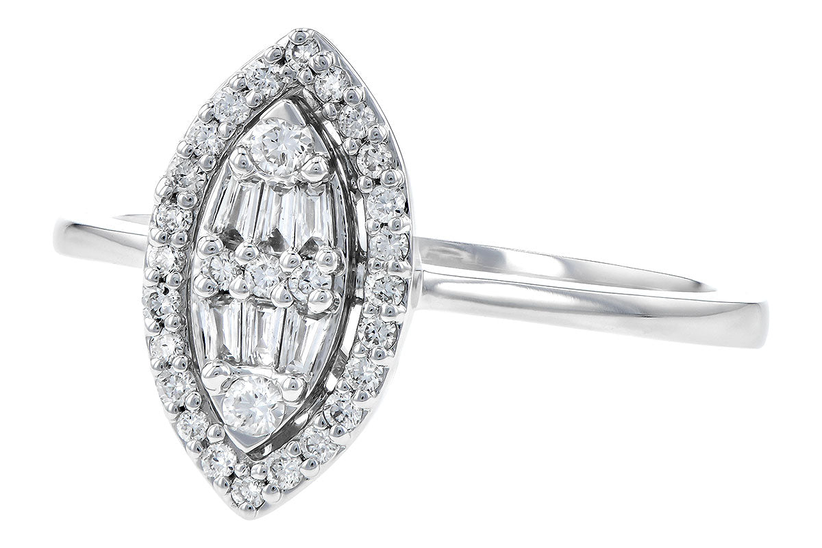 Allison Kaufman Diamond Ring in 14K White Gold, 0.25 ctw (D5848), alternate view