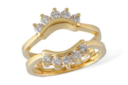 Allison Kaufman Diamond Ring Guard in 14K Yellow Gold, 0.50 ctw (W1696)