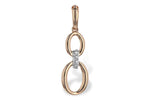 Allison Kaufman Diamond Pendant in 14K Rose Gold, 0.02 ctw