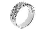 Allison Kaufman Diamond Wedding Band in 14K White Gold, 0.70 ctw, alternate view