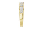 Allison Kaufman Baguette Diamond Wedding Band in 14K Yellow Gold, 0.50 ctw, alternate view