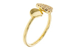 Allison Kaufman Diamond Ring in 14K Yellow Gold, 0.23 ctw, alternate view