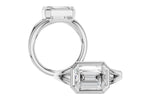 Allison Kaufman Engagement Ring Semi-Mount in 14K White Gold (L7928), alternate view