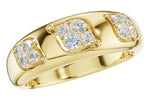 Allison Kaufman Diamond Wedding Band in 14K Yellow Gold, 0.25 ctw (W2740)