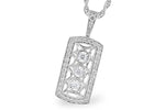 Allison Kaufman Diamond Necklace in 14K White Gold, 0.40 ctw (N8283)