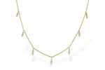 Allison Kaufman Diamond Necklace in 14K Yellow Gold, 0.28 ctw