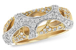 Allison Kaufman Diamond Ring in 14K Yellow & White Gold, 0.66 ctw