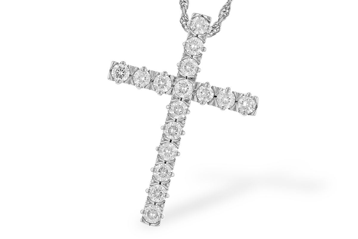Allison Kaufman Diamond Necklace in 14K White Gold, 1.00 ctw (NR80-1)