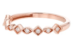 Allison Kaufman Diamond Wedding Band in 14K Rose Gold, 0.11 ctw (W2482), alternate view