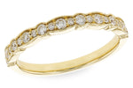 Allison Kaufman Diamond Wedding Band in 14K Yellow Gold, 0.32 ctw (W2563)