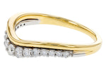 Allison Kaufman Diamond Band Enhancer in 14K Yellow & White Gold, 0.30 ctw (W2687), alternate view