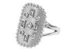 Allison Kaufman Baguette Diamond Ring in 14K White Gold, 0.21 ctw, alternate view