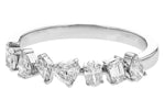 Allison Kaufman Diamond Wedding Band in 14K White Gold, 0.69 ctw, alternate view