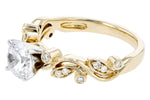 Allison Kaufman Diamond Engagement Ring Semi-Mount in 14K Yellow Gold, 0.14 ctw (L7757), alternate view
