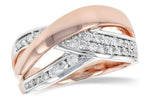 Allison Kaufman Diamond Wedding Band in 14K Rose Gold, 0.34 ctw (W2357)