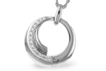Allison Kaufman Diamond Necklace in 14K White Gold, 0.25 ctw (N8490)