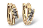 Allison Kaufman Diamond Earrings in 14K Yellow Gold, 0.22 ctw
