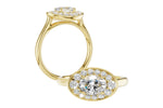 Allison Kaufman Diamond Engagement Ring Semi-Mount in 14K Yellow Gold, 0.25 ctw (L7934), alternate view