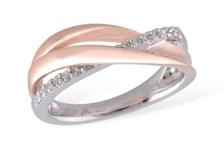 Allison Kaufman Diamond Ring in 14K Yellow & White Gold, 0.20 ctw (D5068)