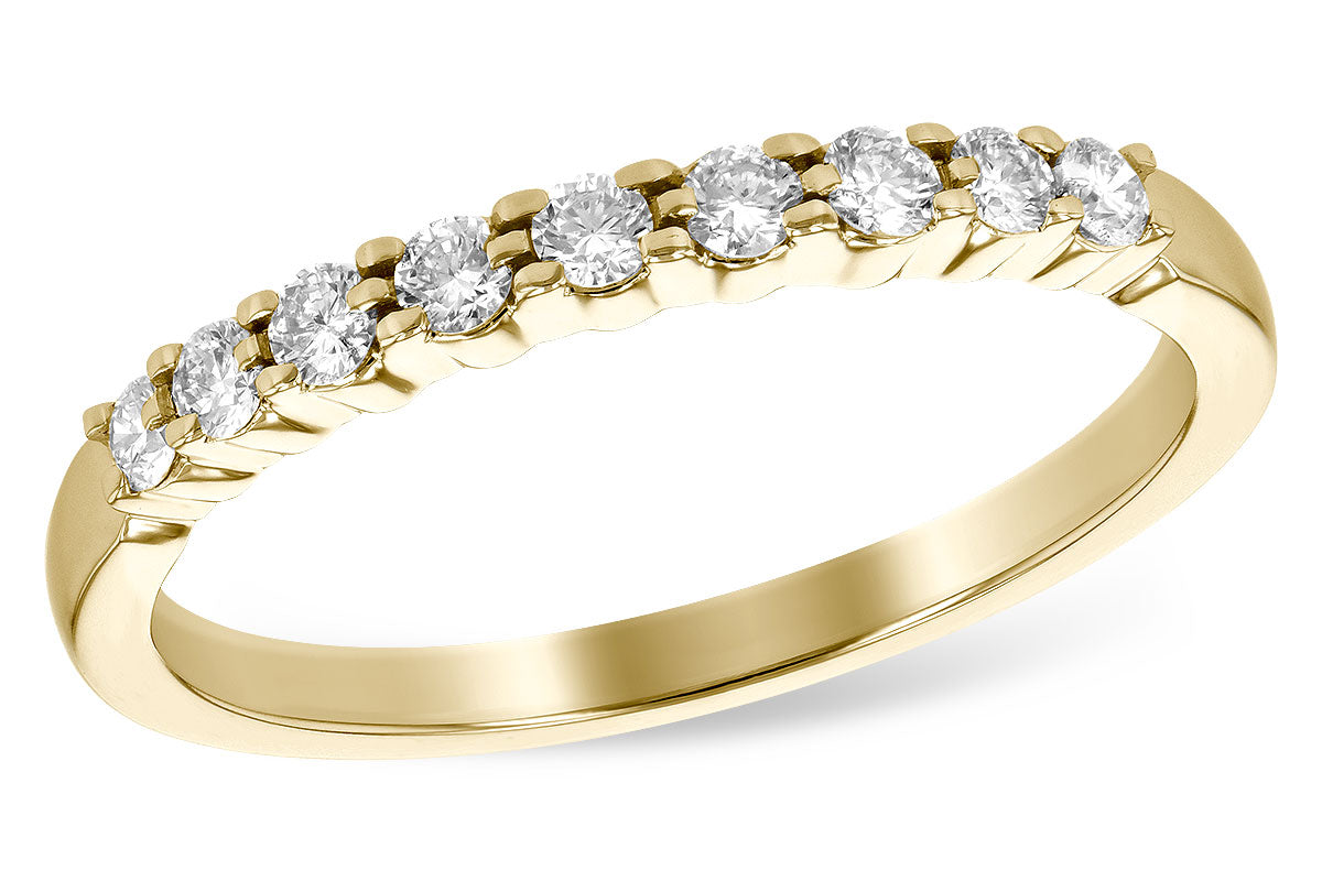 Allison Kaufman Diamond Wedding Band in 14K Yellow Gold, 0.25 ctw (WR830-25)