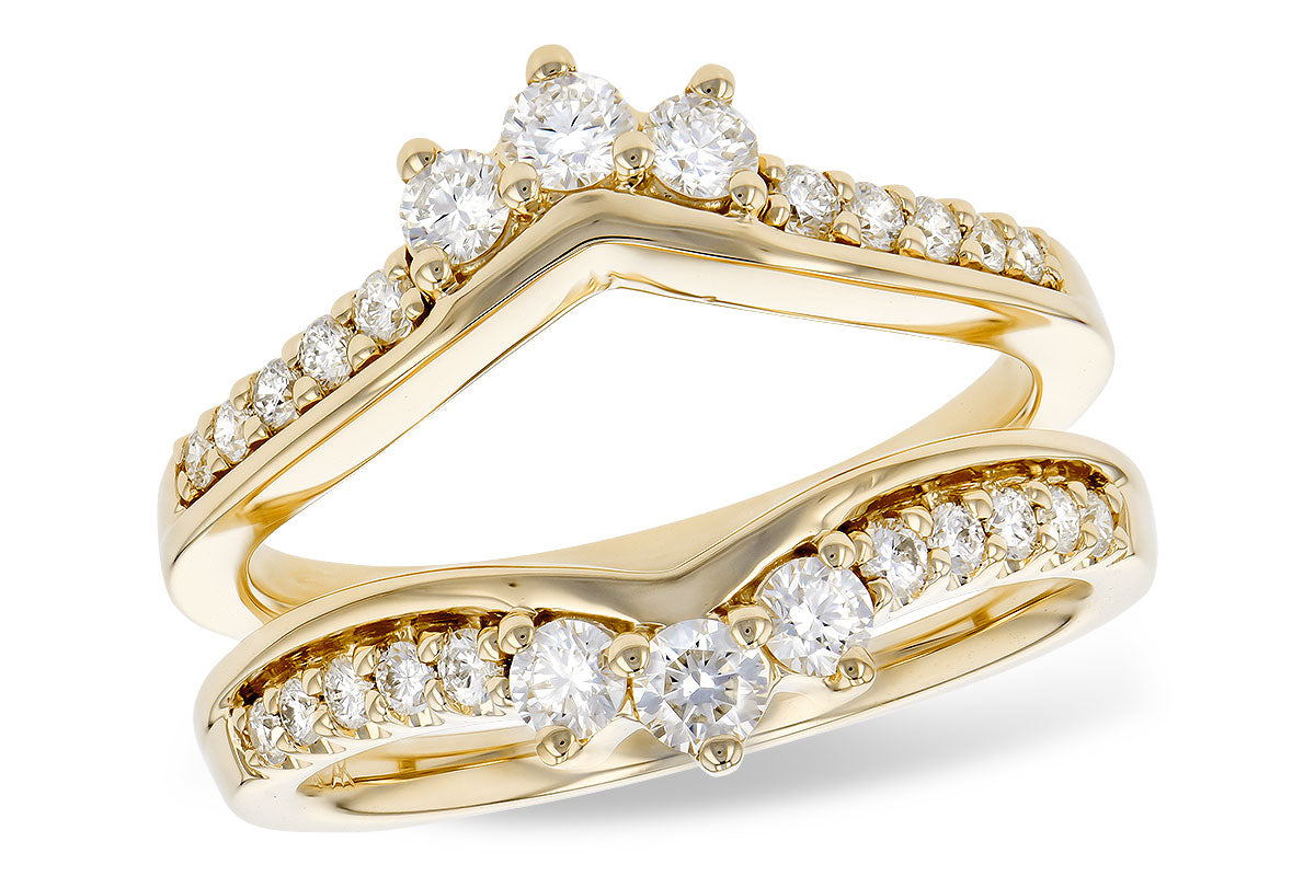 Allison Kaufman Diamond Ring Guard in 14K Yellow Gold, 0.68 ctw
