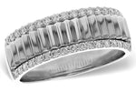 Allison Kaufman Diamond Wedding Band in 14K White Gold, 0.33 ctw