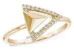 Allison Kaufman Diamond Ring in 14K Yellow Gold, 0.11 ctw