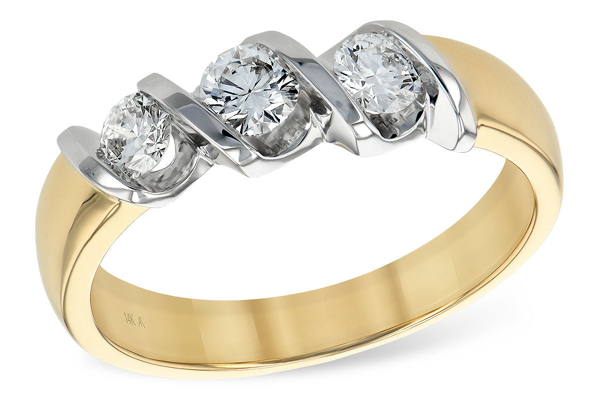 Allison Kaufman Diamond Wedding Band in 14K Rose Gold, 0.50 ctw (WR117-50)