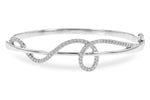 Allison Kaufman Diamond Bangle Bracelet in 14K White Gold, 0.75 ctw (B1323)