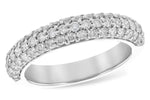 Allison Kaufman Diamond Wedding Band in 14K White Gold, 1.00 ctw (WR836-1)
