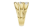 Allison Kaufman Diamond Wedding Band in 14K Yellow Gold, 0.16 ctw (W2736), alternate view