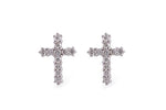 Allison Kaufman Diamond Earrings in 14K White Gold, 0.15 ctw (E1292)